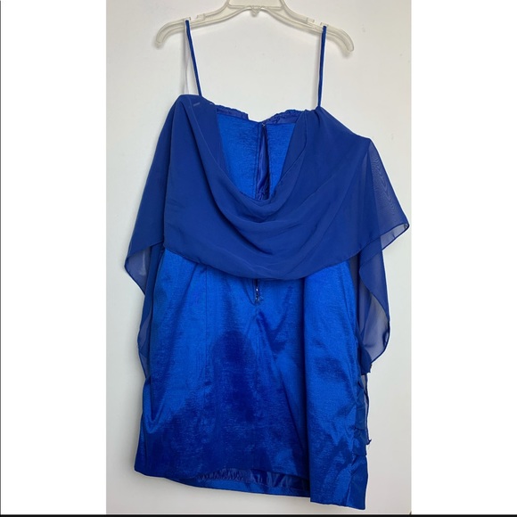 Blue Short Prom Dress - Picture 3 of 10